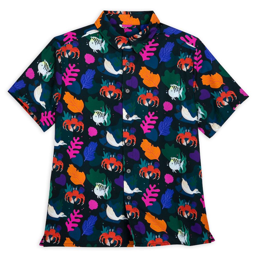 The Little Mermaid Woven Shirt for Men