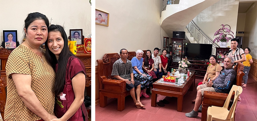 Family reunion in Vietnam