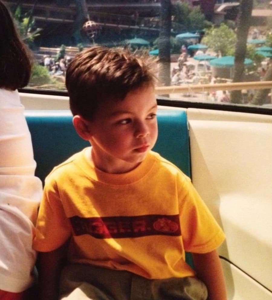 Young Alex visits Walt Disney World Resort