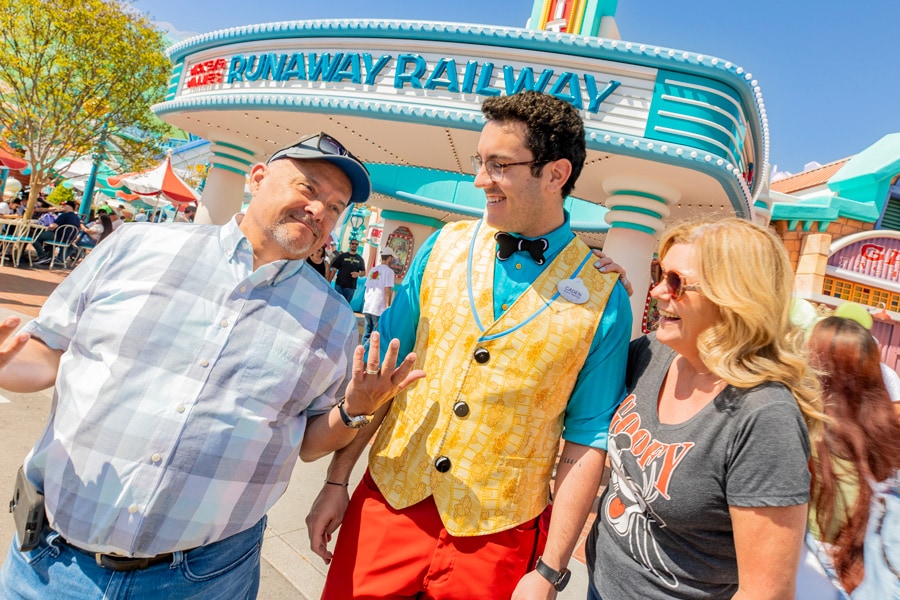 Al, Caden and Gina Nassar at Mickey's Toontown in Disneyland Park / Credit: Disney Parks Blog