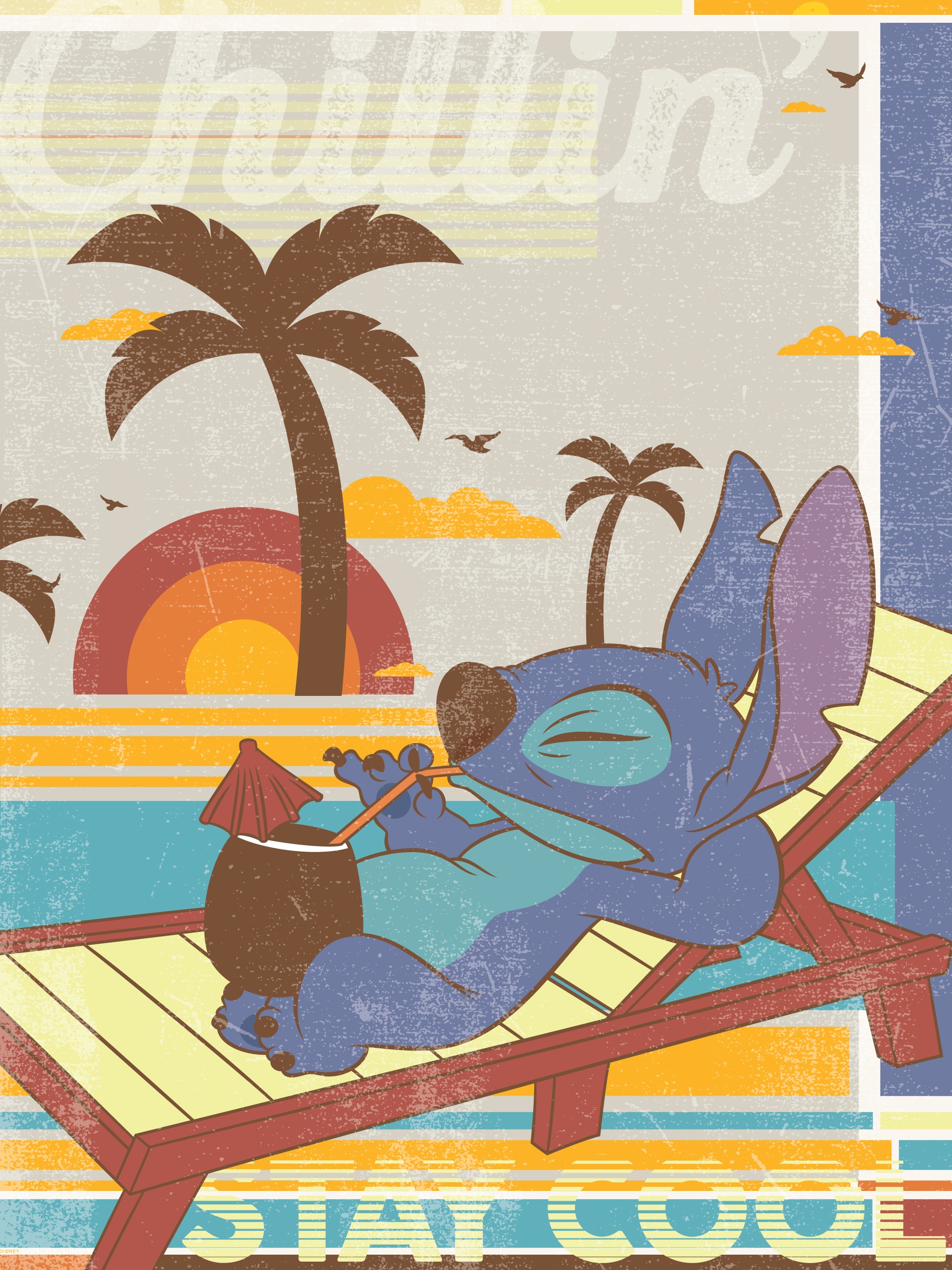 Disney Lilo and Stitch - Chillin Poster