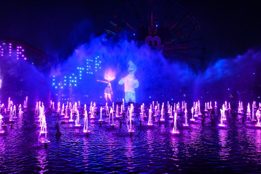 Disney and Pixar’s latest film, “Elemental,” in “World of Color — ONE”