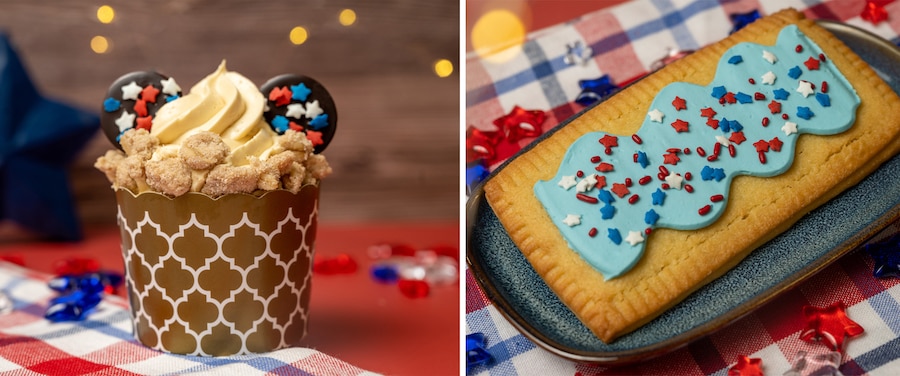 Fourth of July food at Disney's Hollywood Studios, collage of items