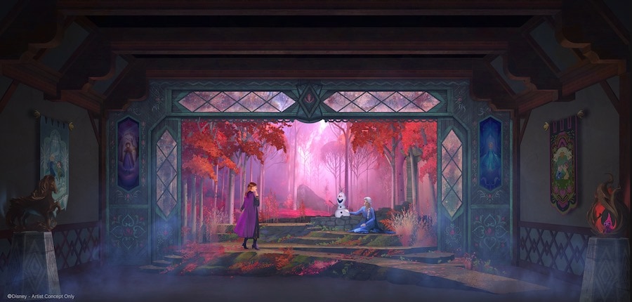 Rendering of Playhouse in the Woods coming to World of Frozen