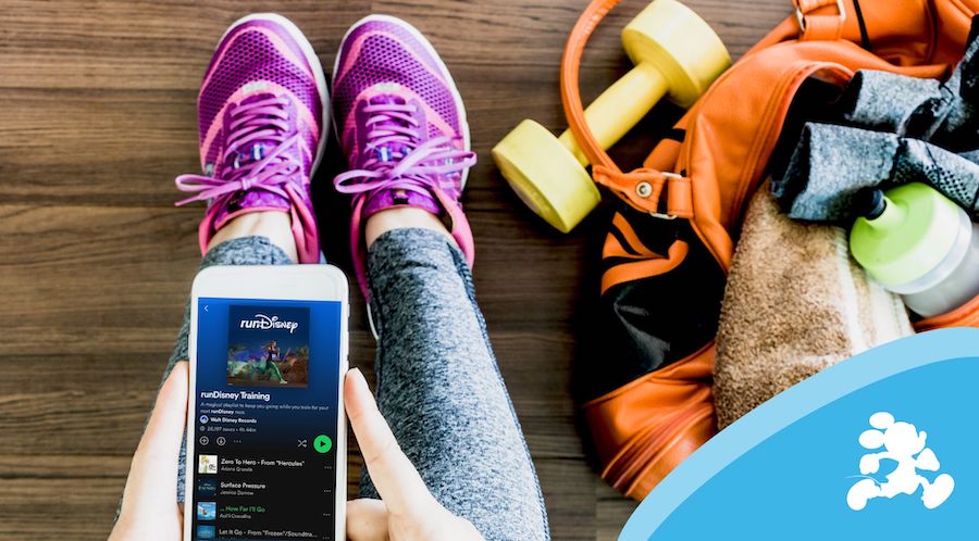 Disney content to listen to during your run, runDisney playlist on phone