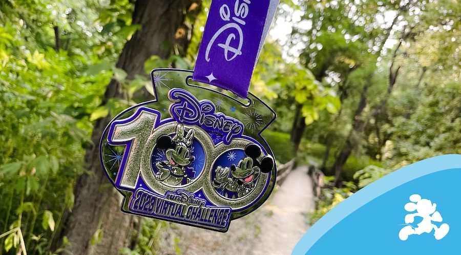 The Disney 100 Challenge medal