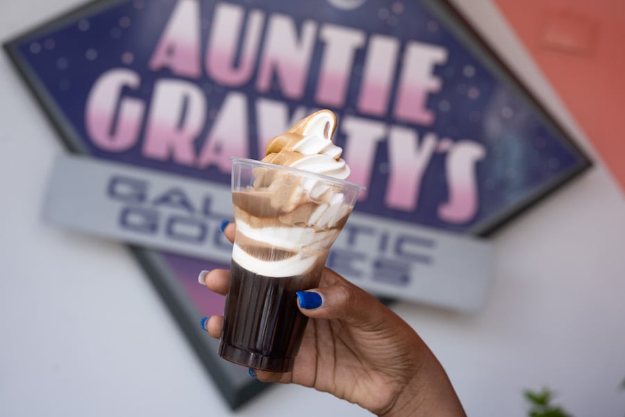 Magic Kingdom Park soft-serve ice cream at Auntie Gravity's Galactic Goodies