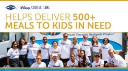 Disney Cruise Line Crew Help Deliver 500+ Meals to Kids In Need