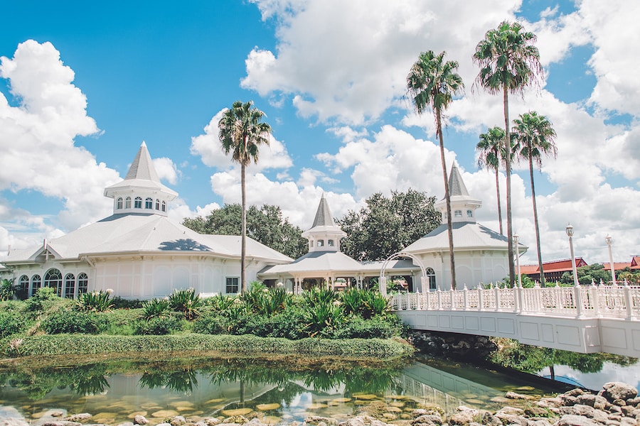 Disney’s Wedding Pavilion sits on its own private island