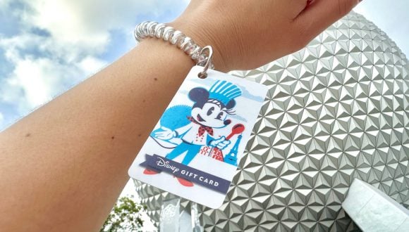 EPCOT International Food and Wine Festival 2023 Disney Gift Card with wearable wristband