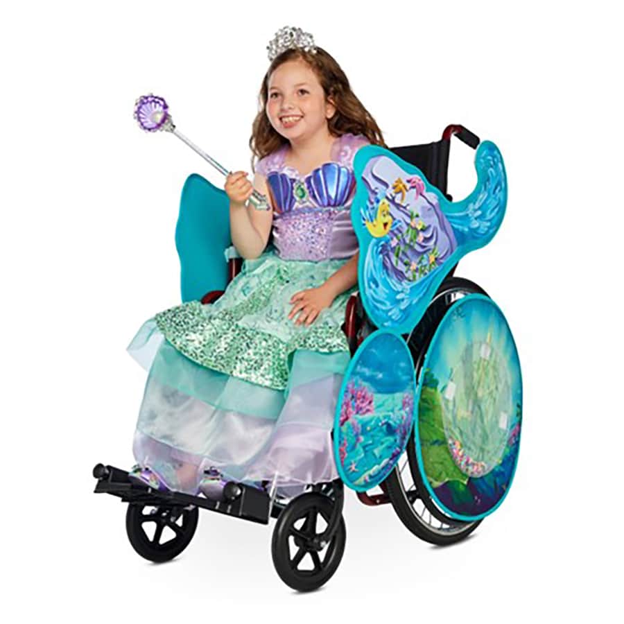 The Little Mermaid Adaptive Wheelchair Wrap