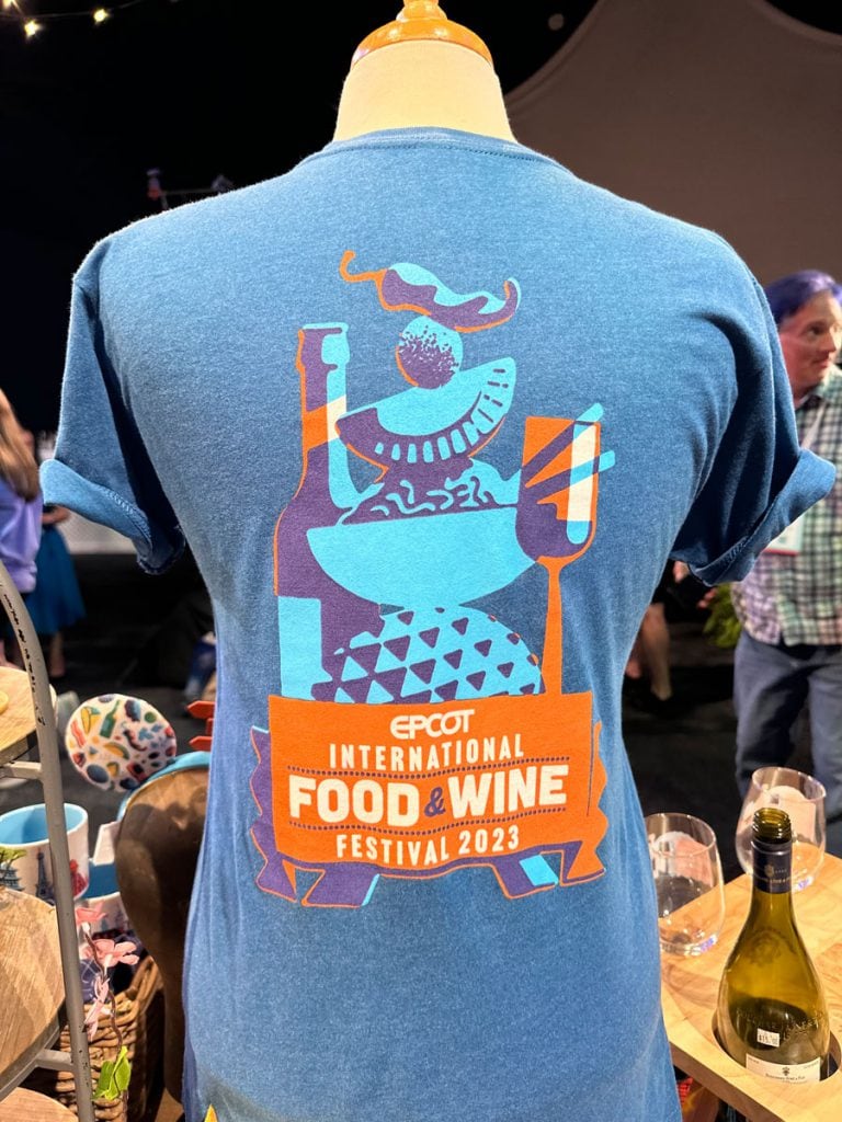 food and wine festival t-shirt