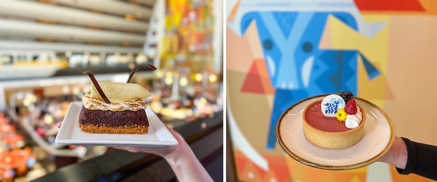 Collage of dessert food items at Contempo Café in Disney’s Contemporary Resort