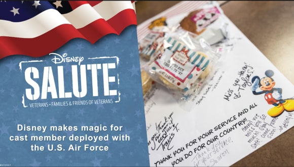 SALUTE Veterans • Families & Friends of Veterans Disney makes magic for cast members deployed with the U.S. Air Force