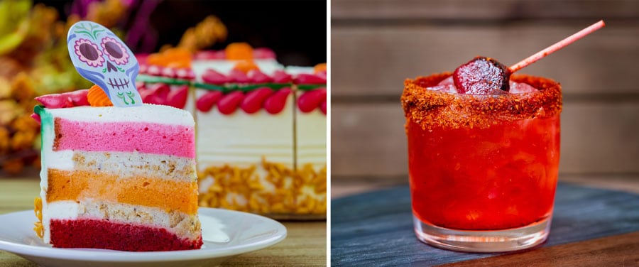 Vanilla Layer Cake and Watermelon Candy Cocktail