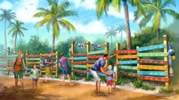 Rendering of commemorative display coming to Disney Castaway Cay