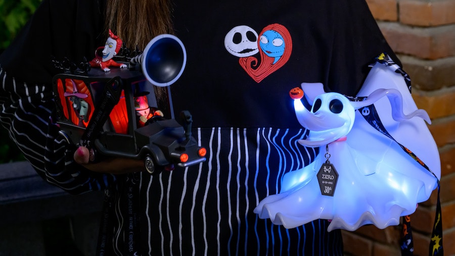 2023 Disney Halloween Popcorn Buckets - themed after characters and sights found in Disney films Tim Burton’s “The Nightmare Before Christmas”