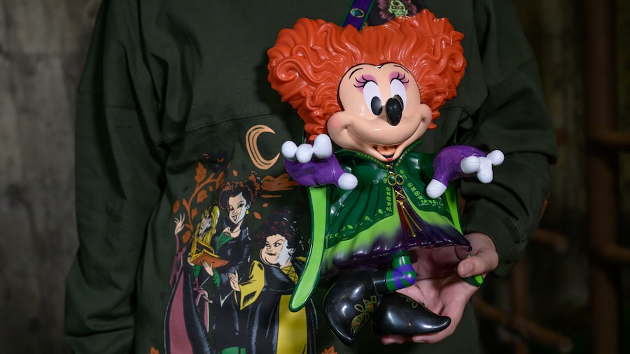2023 Disney Halloween Popcorn Buckets - Minnie Mouse dressed as Winifred Sanderson 