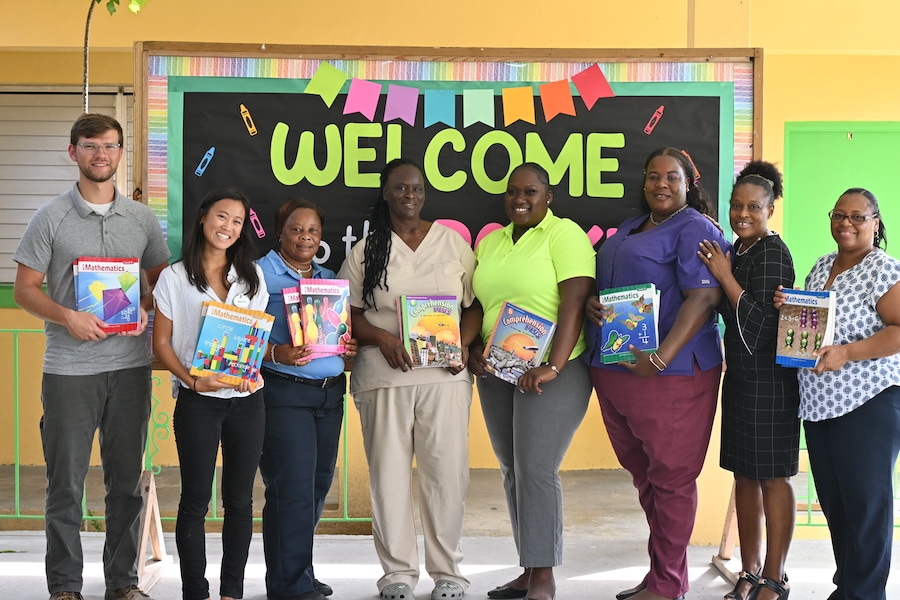 Bahamian Students Head Back to School with New School Supplies from Disney Cruise Line 