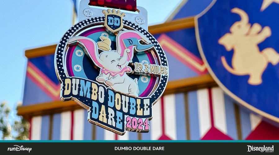 runDisney 2024 Disneyland Half Marathon Weekend Dumbo Double Dare Medal Reveal