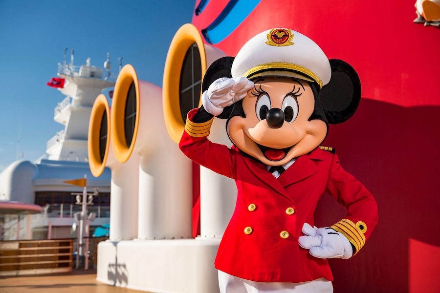 Captain Minnie Mouse aboard a Disney Cruise Line Ship