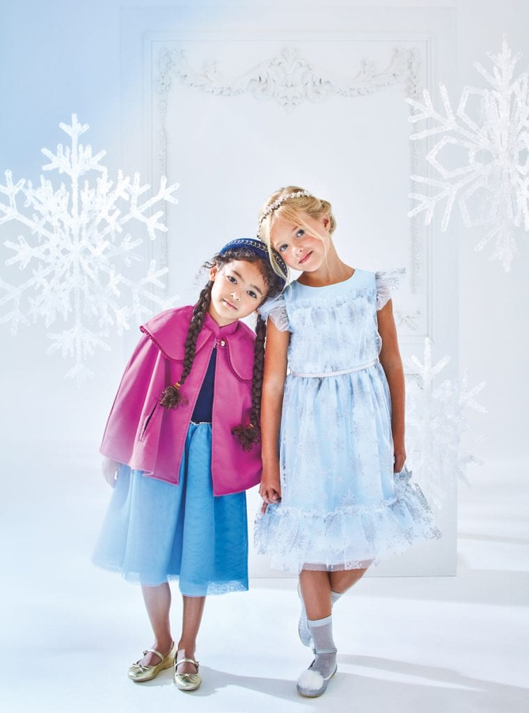 Disney Frozen Anna Cape and Disney Frozen Snowflake Dress