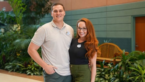 Bryan and Victoria at their current Disney office