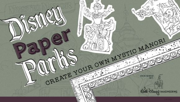 Disney Parks Blog Presents Disney Paper Parks: Mystic Manor Carousel Book Designed by Walt Disney Imagineering