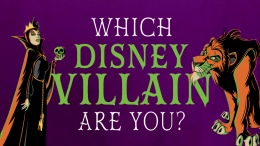 which disney villain are you? blog header with the evil queen and scar