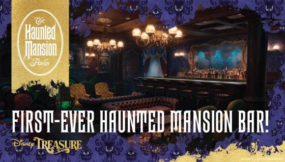 First-ever Haunted Mansion bar coming to the Disney Treasure, the newest Disney Cruise Line ship