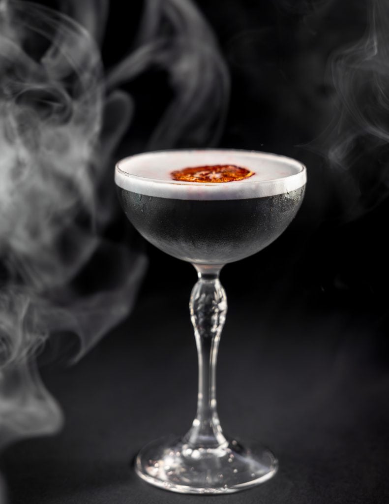 Sympathetic Libations, a new Haunted Mansion alcoholic cocktail coming to the Haunted Mansion bar on Disney Cruise Line's newest ship the Disney Treasure