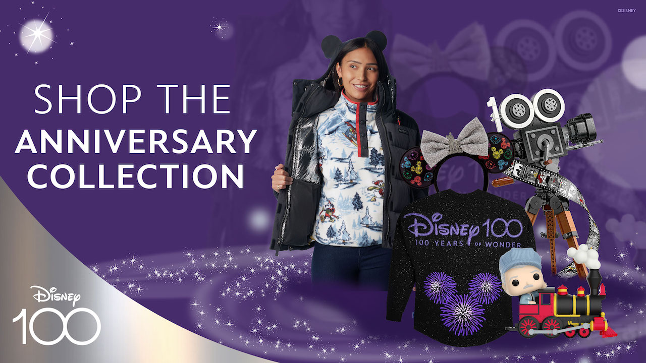 New, Exclusive Disney100 Merch Now Available | Disney Parks Blog