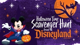 halloween Time Scavenger Hunt Around Disneyland