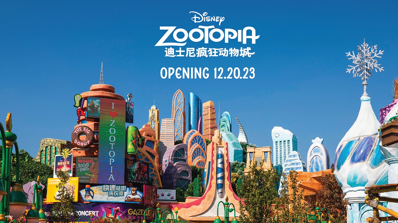 Zootopia ganhará parque temático na Disney de Xangai