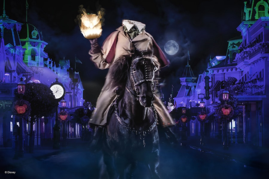 The Headless Horseman, Mickey’s “Boo-to-You” Halloween Parade at Mickey’s Not-So-Scary Halloween Party at Walt Disney World