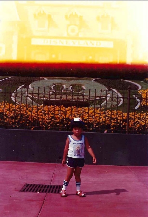 Kachain at Disneyland Resort in 1982