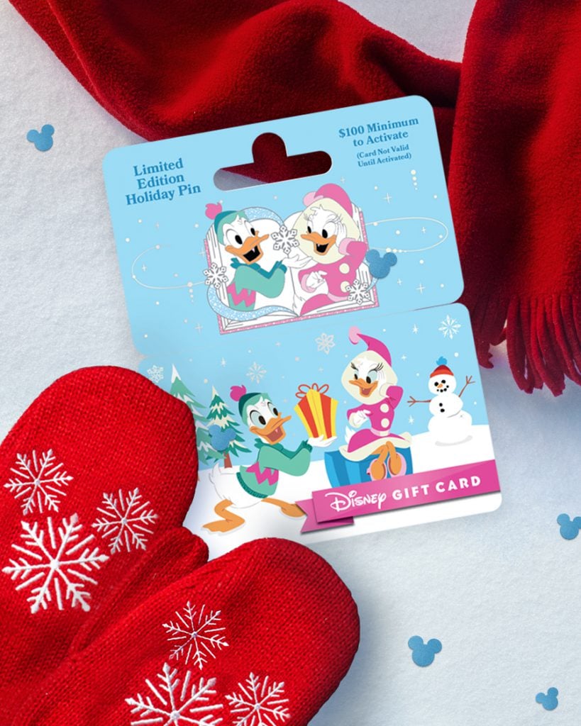 Disney Holiday 2021 Gift Card Pins - Disney Pins Blog
