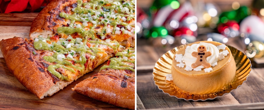 The Extensive New Disneyland Holiday Food Guide Is Here!  Al Pastor Pizza and Gingerbread Cheesecake 