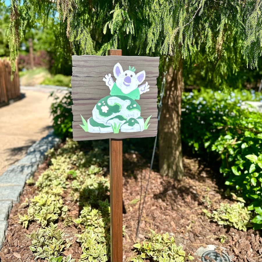 Troll sign in World of Frozen at Hong Kong Disneyland