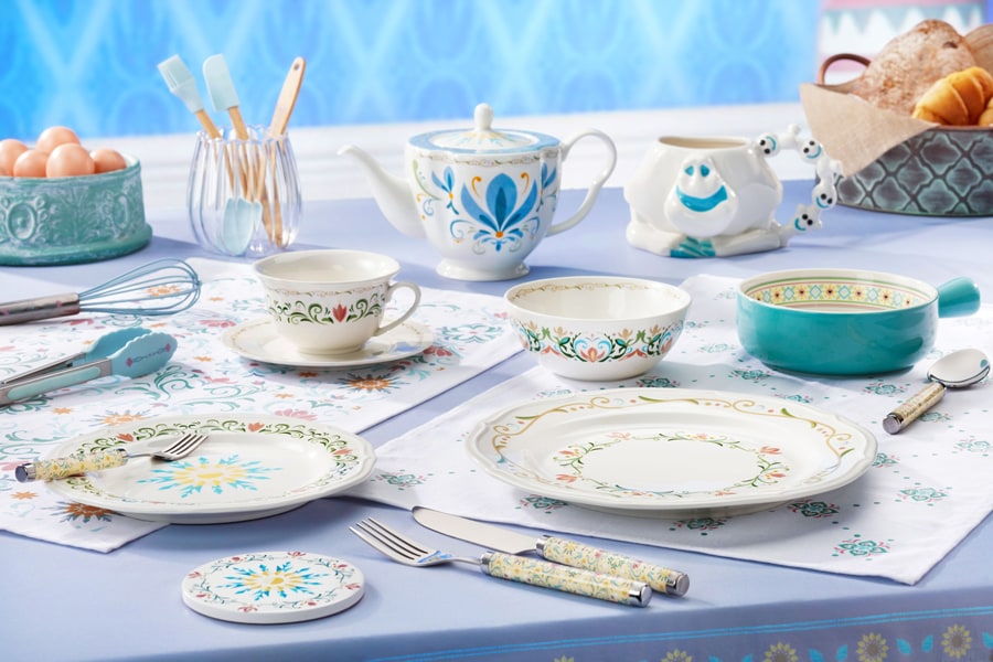 Exclusive Frozen Merch You Can Only Find at World of Frozen - Arendelle tea set and kitchenware