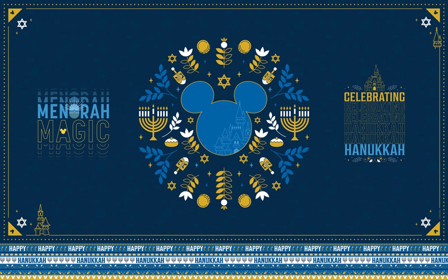 Celebrating Hanukkah Disney Parks Wallpaper