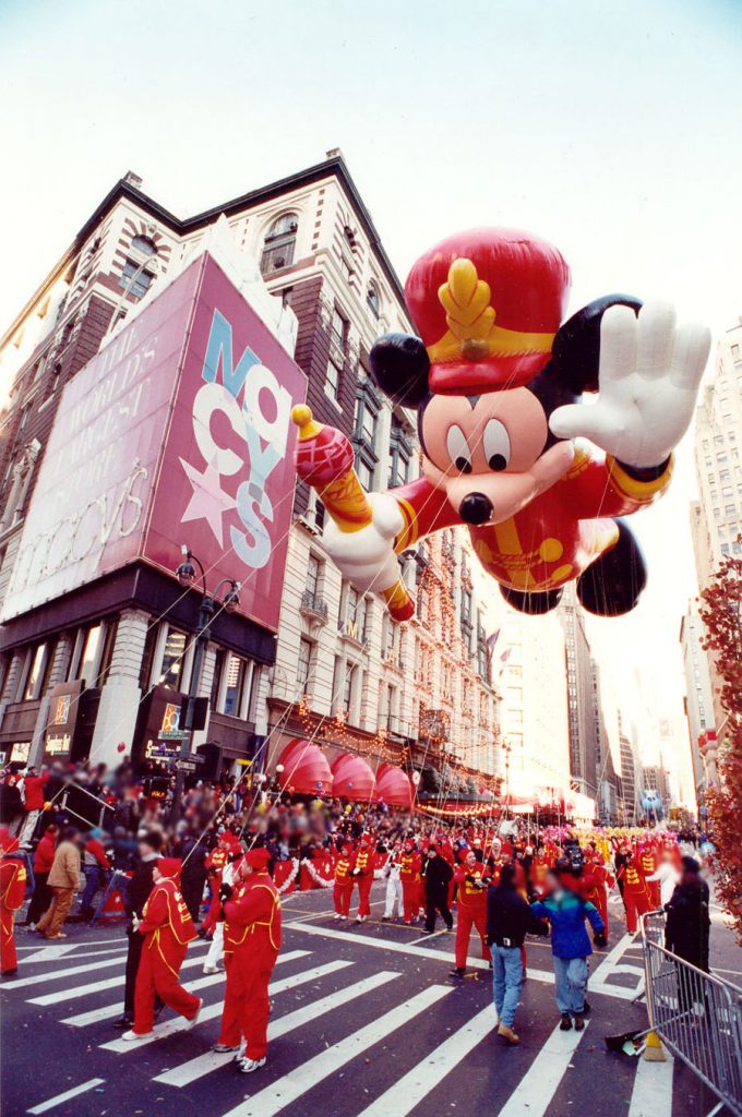 Bandleader Mickey Mouse float 2000 at Macy’s Thanksgiving Day Parade