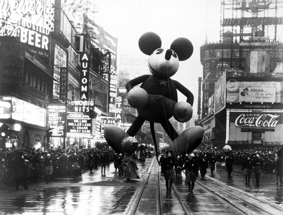 Mickey Mouse Float 1943 at Macy’s Thanksgiving Day Parade