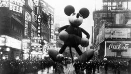 Mickey Mouse Float 1943 at Macy’s Thanksgiving Day Parade