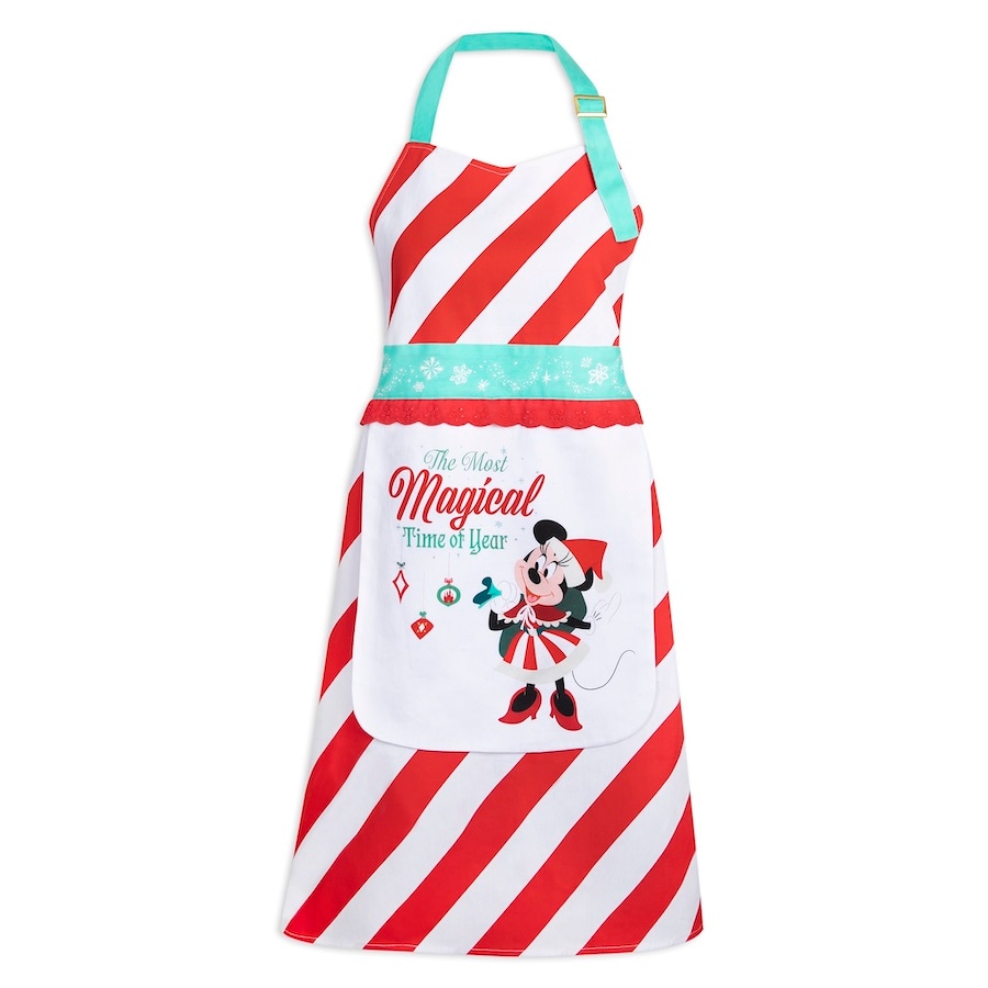 Disney, Minnie Mouse Holiday Apron for Adults