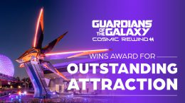 Guardians of the Galaxy: Cosmic Rewind Wins Award for Outstanding Attraction