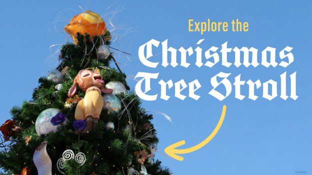 Explore the Christmas Tree Stroll at Disney Springs