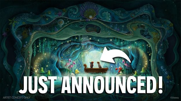 Rendering of “The Little Mermaid – A Musical Adventure” coming to Disney's Hollywood Studios at Walt Disney World in 2023