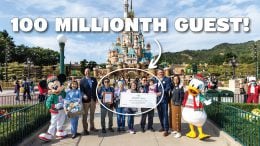 Hong Kong Disneyland Park Welcomes 100 Millionth Guest!