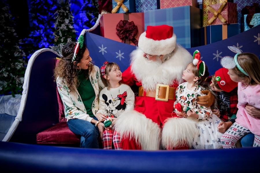 Visit Santa Claus at EPCOT Until Dec. 24 at EPCOT during the EPCOT International Festival of the Holidays